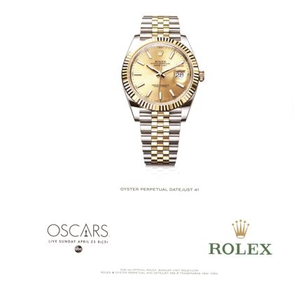 oscars rolex ad|Rolex academy awards.